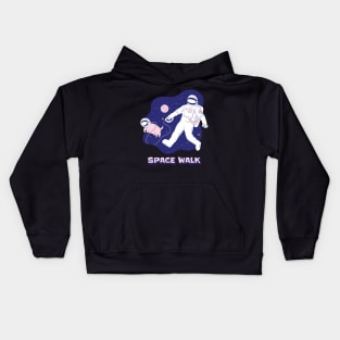 Space Walk Kids Hoodie